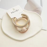 Simple Style Solid Color Acrylic Hair Tie 1 Set sku image 2