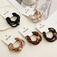 Simple Style Solid Color Acrylic Hair Tie 1 Set main image 1