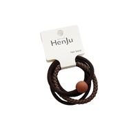 Simple Style Solid Color Acrylic Hair Tie 1 Set main image 2