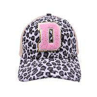 Women's Sweet Letter Leopard Curved Eaves Baseball Cap sku image 8