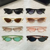 Fashion Gradient Color Solid Color Pc Cat Eye Full Frame Women's Sunglasses main image 1
