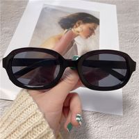 Casual Solid Color Pc Oval Frame Full Frame Women's Sunglasses main image 5