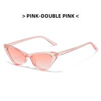 Fashion Gradient Color Solid Color Pc Cat Eye Full Frame Women's Sunglasses sku image 4