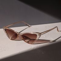 Fashion Gradient Color Solid Color Pc Cat Eye Full Frame Women's Sunglasses main image 2