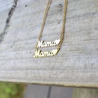 Mama Letter Alloy Titanium Steel Plating Mother's Day Women's Necklace main image 3