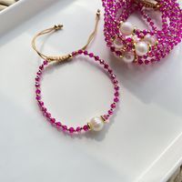 Fashion Geometric Artificial Crystal Freshwater Pearl Wholesale Bracelets main image 3