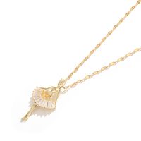 Fashion Geometric Titanium Steel Plating Zircon Necklace main image 6