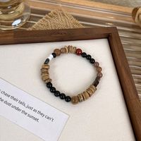 1 Piece Chinoiserie Round Wood Beaded Women's Bracelets sku image 4