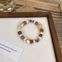 1 Piece Chinoiserie Round Wood Beaded Women's Bracelets sku image 3