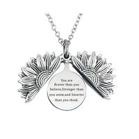 1 Pièce Rétro Lettre Fleur Métal Placage Unisexe Pendentif sku image 26