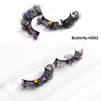 Fashion New Butterfly Multi-layer Thick Cross Artificial Mink Hair False Eyelashes sku image 19