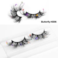 Mode Nouveau Papillon Multi-couche Épaisse Croix Artificielle Vison Cheveux Faux Cils sku image 7