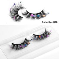 Fashion New Butterfly Multi-layer Thick Cross Artificial Mink Hair False Eyelashes sku image 6