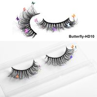 Fashion New Butterfly Multi-layer Thick Cross Artificial Mink Hair False Eyelashes sku image 11
