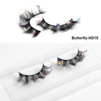 Fashion New Butterfly Multi-layer Thick Cross Artificial Mink Hair False Eyelashes sku image 16