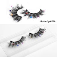 Fashion New Butterfly Multi-layer Thick Cross Artificial Mink Hair False Eyelashes sku image 9