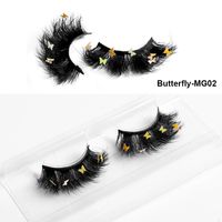 Fashion New Butterfly Multi-layer Thick Cross Artificial Mink Hair False Eyelashes sku image 36