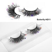 Fashion New Butterfly Multi-layer Thick Cross Artificial Mink Hair False Eyelashes sku image 28