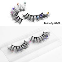 Fashion New Butterfly Multi-layer Thick Cross Artificial Mink Hair False Eyelashes sku image 10