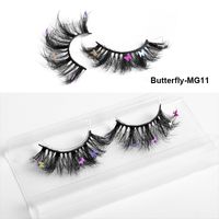 Fashion New Butterfly Multi-layer Thick Cross Artificial Mink Hair False Eyelashes sku image 45