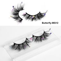 Fashion New Butterfly Multi-layer Thick Cross Artificial Mink Hair False Eyelashes sku image 46