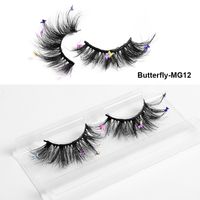 Fashion New Butterfly Multi-layer Thick Cross Artificial Mink Hair False Eyelashes sku image 63