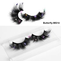 Fashion New Butterfly Multi-layer Thick Cross Artificial Mink Hair False Eyelashes sku image 65