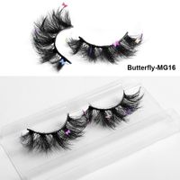 Fashion New Butterfly Multi-layer Thick Cross Artificial Mink Hair False Eyelashes sku image 50