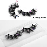 Fashion New Butterfly Multi-layer Thick Cross Artificial Mink Hair False Eyelashes sku image 67