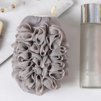 Simple Solid Color Soft Skin-friendly Bath Gloves sku image 2