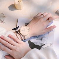 Simple Style Solid Color Buckle Quartz Women's Watches sku image 2