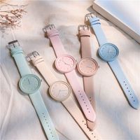 Simple Style Solid Color Buckle Quartz Women's Watches main image 1