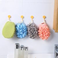Simple Solid Color Soft Skin-friendly Bath Gloves main image 4