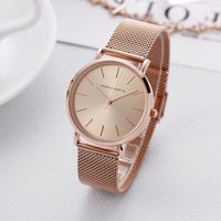 Casual Round Double Insurance Jewelry Buckle Quartz Women's Watches main image 2