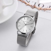 Casual Round Double Insurance Jewelry Buckle Quartz Women's Watches main image 4