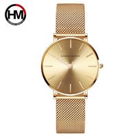 Casual Round Double Insurance Jewelry Buckle Quartz Women's Watches sku image 3