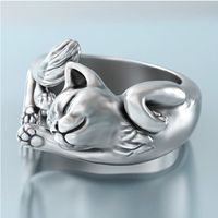 1 Piece Simple Style Animal Copper Plating Open Ring main image 1
