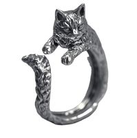1 Piece Simple Style Animal Copper Plating Open Ring main image 3
