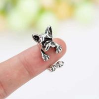 1 Piece Simple Style Animal Copper Plating Open Ring sku image 3