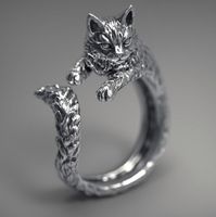 1 Stück Einfacher Stil Tier Kupfer Überzug Offener Ring sku image 4