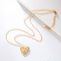 1 Piece Fashion Heart Shape Sterling Silver Plating Zircon Necklace main image 3