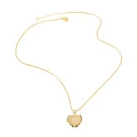 1 Piece Fashion Tortoise Four Leaf Clover Heart Shape Copper Plating Inlay Zircon Pendant Necklace main image 2