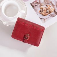 Women's Flower Pu Leather Zipper Buckle Coin Purses main image 5