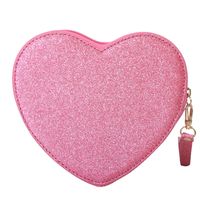 Women's Small Pu Leather Gradient Color Heart Shape Cute Heart-shaped Zipper Crossbody Bag sku image 2