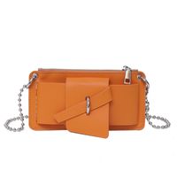 Women's Small Summer Pu Leather Classic Style Square Bag sku image 4