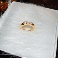 Fashion Heart Shape Flower Bow Knot Copper Zircon Open Ring In Bulk sku image 63