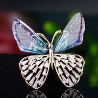 Retro Butterfly Imitation Pearl Alloy Rhinestone Women's Brooches sku image 33