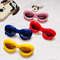 Fashion Geometric Pc Uv400 Resin Toad Glasses Full Frame Kids Sunglasses main image 3