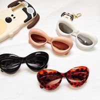 Fashion Geometric Pc Uv400 Resin Toad Glasses Full Frame Kids Sunglasses main image 1