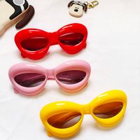 Fashion Geometric Pc Uv400 Resin Toad Glasses Full Frame Kids Sunglasses main image 5